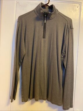 Men's Grey Quarter-Zip Sweater - Kenneth Cole
